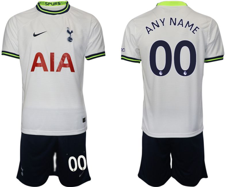Men 2022-2023 Club Tottenham Hotspur home white customized Soccer Jersey->tottenham jersey->Soccer Club Jersey